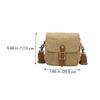 STOBOK Professional Camera Bag Lens Bag Crossbody Camera Case Storage Pouch for Capacity view 2