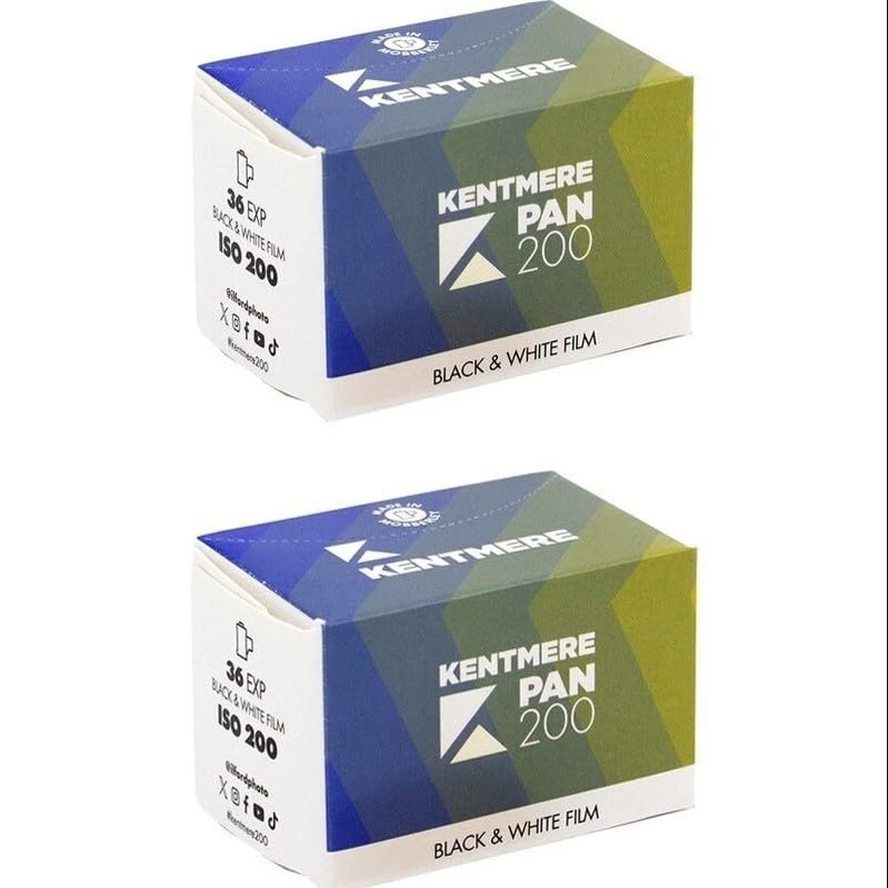 Kentmere Pan 200 Black & White 35mm Film, 36 Exposure, 2 Rolls