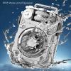 Portable Mini Bluetooth Speaker, 10W Handheld Outdoor Subwoofer IPX5 Water Proof Cool Look Speaker, Supports 128GB TF card (not included) view 3