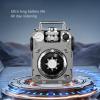 Portable Mini Bluetooth Speaker, 10W Handheld Outdoor Subwoofer IPX5 Water Proof Cool Look Speaker, Supports 128GB TF card (not included) view 4