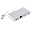 4 in 1 Multifunction Type C to USB 3.0 RJ45 PD Converter with 4K Video Output for Stable Internet Access and Resolution Display view 1