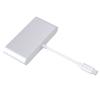 4 in 1 Multifunction Type C to USB 3.0 RJ45 PD Converter with 4K Video Output for Stable Internet Access and Resolution Display view 4