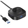 DIYEAH 1pc USB Multi-Function Hub Adapter Card Reader High-Speed Data Transfer Compact USB Splitter for Laptop Compatible Various Devices Cable view 1