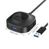 DIYEAH 1pc USB Multi-Function Hub Adapter Card Reader High-Speed Data Transfer Compact USB Splitter for Laptop Compatible Various Devices Cable view 2