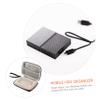 Angoily Camera Storage Bag for SSD and Data Cables Portable Organizer Case for Travelers Protective Pouch for Electronic Accessories Black view 4