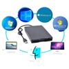 Tofficu Portable USB Floppy Disk Drive External Diskette Data Transfer Device Compatible with Windows No Driver Needed and Lightweight for Travel Black view 2