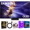 Samsung OLED S90F 4K Smart TV Bundle Ultra Thin Design, HDR+, 144Hz Gaming, Alexa Built-in, AI Upscaling w/AUX HDMI Cable, 2-Year Protection, Streaming Apps (65, Inches) view 1