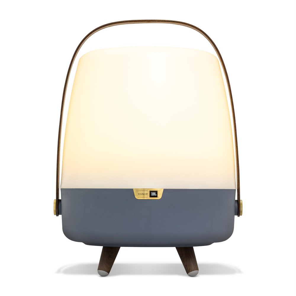 Kooduu Bluetooth Speaker Lamp with Sound by JBL - Cordless, Rechargeable Speaker & Lamp for Indoor/Outdoor Use, Ocean