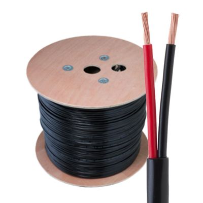 CableMaestro 100ft Speaker Wire 14AWG 2 Conductor  Indoor/Outdoor Stranded CCA (Copper Clad Aluminum), CL2 Rated, PVC + PE Double Jacket, Direct Burial and UV Resistant Bulk Audio Cable