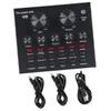 BESPORTBLE 1Set Professional Live Streaming Sound Card with Intelligent Noise-reduction Chip Adjustable Volume and Reverberation for Singing Podcasting and Recording Studio Use view 1