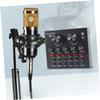 BESPORTBLE 1Set Professional Live Streaming Sound Card with Intelligent Noise-reduction Chip Adjustable Volume and Reverberation for Singing Podcasting and Recording Studio Use view 4