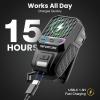 INFURTURE Wearable Bluetooth Speaker Clip on Speaker with RGB/Flashlight Shower Speake Built-in Noise Reduction Mic, Bathroom Speakers for Hands-Free Music/Calls-for Work/Riding/Outdoor, Ideal Gifts view 2