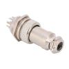 aqxreight 5Pcs Aviation Plug Connector M Fem Wire Panel Power Chassis Metal Fittings GX16 16mm 450V2pin S GX16 16mm 450V2pin Aviation PlugAviation ConnectorM Fem Wire Panel Power Chassis (8pin) view 2