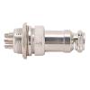 aqxreight 5Pcs Aviation Plug Connector M Fem Wire Panel Power Chassis Metal Fittings GX16 16mm 450V2pin S GX16 16mm 450V2pin Aviation PlugAviation ConnectorM Fem Wire Panel Power Chassis (8pin) view 3