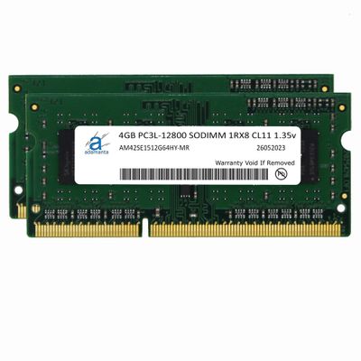Adamanta 8GB (2x4GB) Compatible for Lenovo Ideapad P400 Touch Laptop DDR3 1600MHz PC3-12800 SODIMM 1Rx8 CL11 1.35v Notebook Memory Module Upgrade RAM