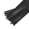 100pcs 304 Stainless Steel Self Locking Cable Ties, Black Zip Ties for Ship Label Wire Harness, Thickened Buckle with Improved Tensile Strength, and view 2
