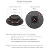 HIFIDIY LIVE 2PCS HiFi 4 inch Tweeter Speaker Unit 28-core Black Silk Membrane Coated with Oil 6OHM 30W Neodymium Magnetism Home Film Treble Loudspeaker Q1N-104 view 3