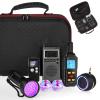Dunzy 8 Pcs Ghost Hunting Equipment Kit, Include 1 Emf Meter 1 EVP Voice Recorders 1 Spirit Ghost Hunting Research Case 1 Flashlight 1 Speaker 2 Motion Light up Cat Balls 1 Radio(Emf Meter 5, Radio 2) view 1