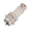 aqxreight 5Pcs Aviation Plug Connector M Fem Wire Panel Power Chassis Metal Fittings GX16 16mm 450V2pin S GX16 16mm 450V2pin Aviation PlugAviation ConnectorM Fem Wire Panel Power Chassis (2pin) view 4