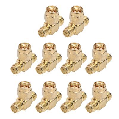 10 Pcs SMA Tee A Wide Bandwidth OFC A SMA Coax Connector for System Connector for System Tee AdapterSMA ConnectorRF ConnectorRF ConnectorSMA ConnectorSMA Coax