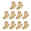 10 Pcs SMA Tee A Wide Bandwidth OFC A SMA Coax Connector for System Connector for System Tee AdapterSMA ConnectorRF ConnectorRF ConnectorSMA ConnectorSMA Coax view 1