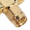 10 Pcs SMA Tee A Wide Bandwidth OFC A SMA Coax Connector for System Connector for System Tee AdapterSMA ConnectorRF ConnectorRF ConnectorSMA ConnectorSMA Coax view 2