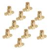 10 Pcs SMA Tee A Wide Bandwidth OFC A SMA Coax Connector for System Connector for System Tee AdapterSMA ConnectorRF ConnectorRF ConnectorSMA ConnectorSMA Coax view 4