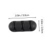 STOBOK 10pcs Cable Organizer Box TPR Clips Cord Holders for Desktop Wire Holders for Cords Cable Management view 2