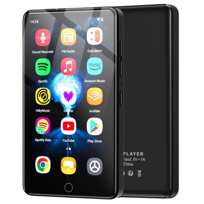 4.02" MP3 Player with Bluetooth and WiFi, 96GB MP4 Player with Speakers, Music Player for Kids with Android 13 OS, Android MP4 MP3 Player with Parental Controls, Play Store