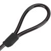 Computer Lock, Thick Aluminum Alloy Joints Steel Cable Computer Security Cable Lock 4 Digital Password for Notebook view 2