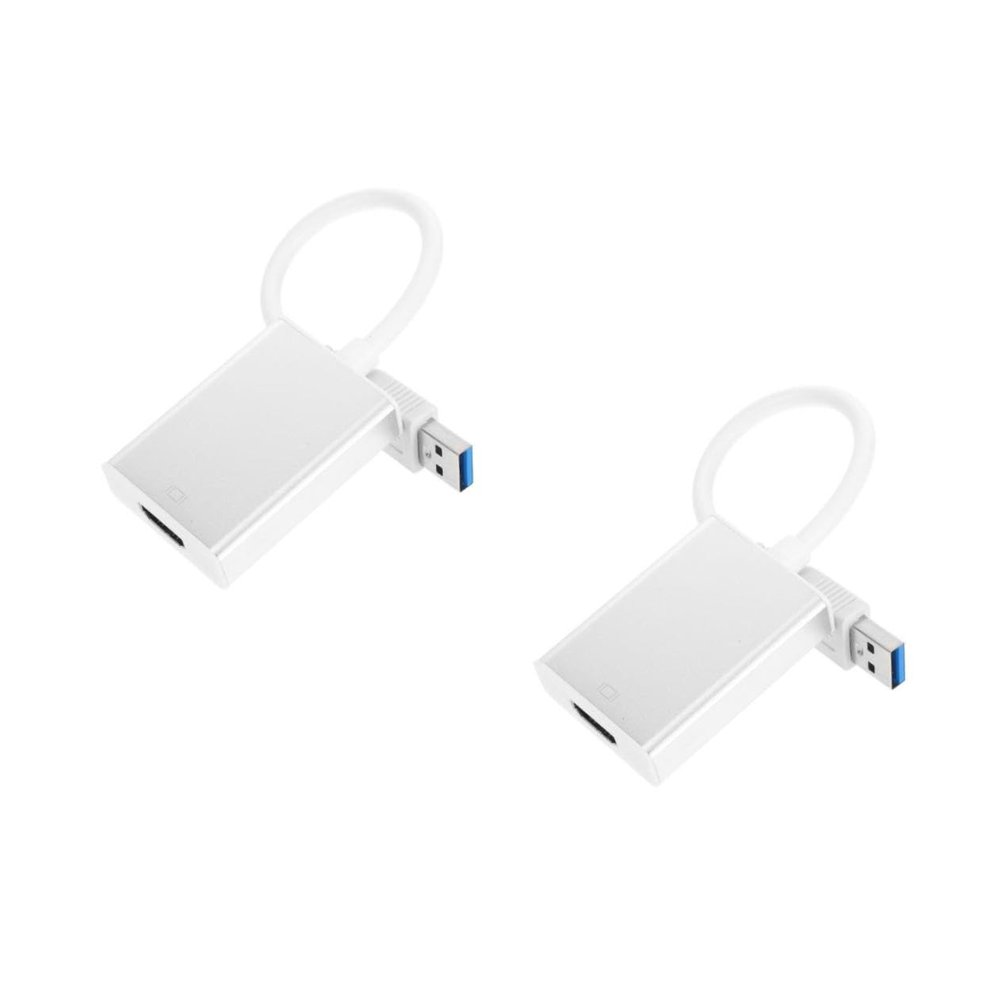 DIYEAH USB to Video Adapter Converter for PC Laptop HDTV Supports Backward Compatible with USB Easy Audio and Video Output