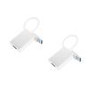 DIYEAH USB to Video Adapter Converter for PC Laptop HDTV Supports Backward Compatible with USB Easy Audio and Video Output view 1