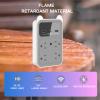 recsentryno.7 USB Charger Camera - Wall Outlet Camera - Full HD 2K Mini Wireless Nanny Cam - 120 Degree Wide Angle for Discreet Indoor Security (Grey) view 3