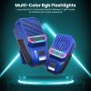 INFURTURE Clip on Speaker Wearable Bluetooth Speaker with RGB/Flashlight Shower Speake Built-in Noise Reduction Mic, Bathroom Speakers for Hands-Free Music/Calls-for Work/Riding/Outdoor, Ideal Gifts view 3