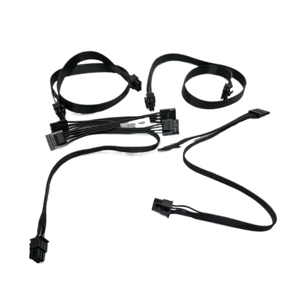 8/6P to GPU8(6+2) pin CPU8pin(4+4) pin SATA IDE Molex Power Cable for MIS MPG A650GF A750GF A850GF Series Module(6Pin to 2 SATA)