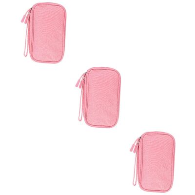 DIYEAH 3pcs Electronics Accessories Organizer Pouch Case for Usb Cables Charger Cords Earphones Lightweight Design for Travel and Home Use