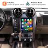 4+32G Android 14 Car Stereo Radio for Hummer H2 2004-2009 Built-in Carplay/Android Auto 9.7 inch Head Unit Tesla Style IPS Touch Screen with GPS Navigation DSP Bluetooth GPS, FM WiFi +Backup Camera view 3