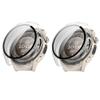 2 Pack Hard for Huawei Watch 5 42mm Case with Screen Protector, Hard PC Protective Case Shockproof Anti-Scratch Bumper Cover (Clear/Clear) view 1