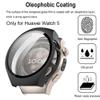 2 Pack Hard for Huawei Watch 5 42mm Case with Screen Protector, Hard PC Protective Case Shockproof Anti-Scratch Bumper Cover (Clear/Clear) view 2