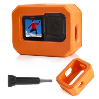 FitStill Soft Floaty Foam Case for Go Pro Hero 13/12/11/10/9 Black,Snorkeling,Surfing,Free diving,Wakeboarding Protective Cage Housing Shell Cover Hero13/12/11/10/9 Black Action Camera Accessories Kit