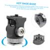 NUOBESTY Hot Shoe Mount Adapter Rotatable Mini Tripod Camera Holder for Photographers and Videographers view 4