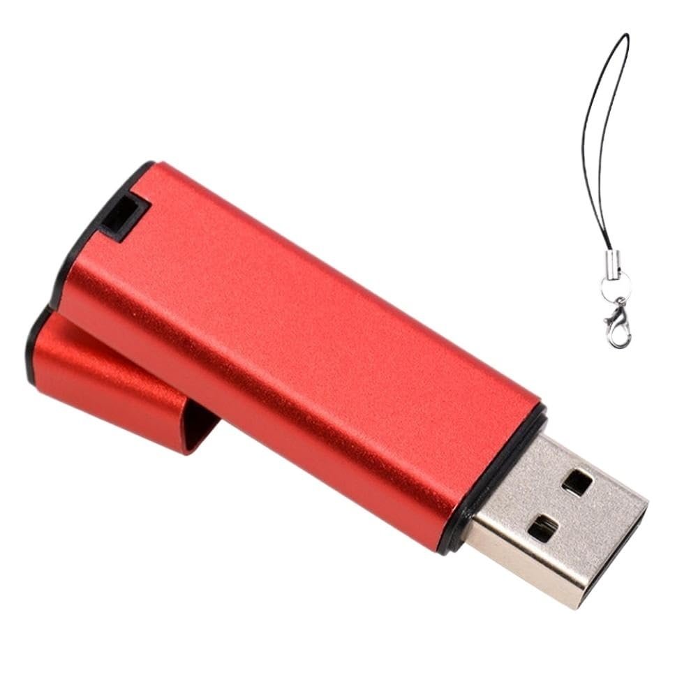 128GB Black USB Flash Drive Speed Creative Business Gift Memory Stick with Keychain Compatible U Disk(D-128GB)