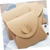DIYEAH 50pcs Cd Kraft Paper Envelopes Button Retro Style DVD Storage Case for Home Car Party Basket view 4