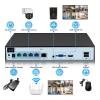 KERUI 4CH Network Video Recorder Set for Home Security 4Channel PoE NVR with 2Pcs 4MP HD POE Cameras, 24/7 Recording Human Detection Pre-Installed 1TB Hard Drive view 2