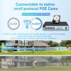 KERUI 4CH Network Video Recorder Set for Home Security 4Channel PoE NVR with 2Pcs 4MP HD POE Cameras, 24/7 Recording Human Detection Pre-Installed 1TB Hard Drive view 4