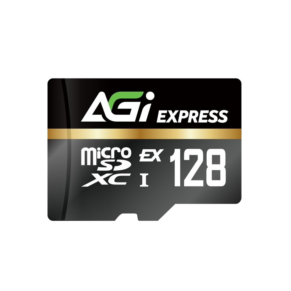 AGI TF 338 Micro SDXC Express 128GB UHS-I U3 V30 C10 R/W up to 800/700 MB/s AGI128GE1TF338-CB MM10481