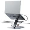 BENFEI Laptop Stand with USB C 7in1 Docking Station,HDMI 4K@60Hz,1*SD 1*Micro SD,100W Power Delivery,10Gbps 1*USB C 3.2 and 2*USB A 3.2 Compatible with MacBook Pro/Air, iPad Pro, XPS, Thinkpad view 1