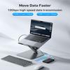 BENFEI Laptop Stand with USB C 7in1 Docking Station,HDMI 4K@60Hz,1*SD 1*Micro SD,100W Power Delivery,10Gbps 1*USB C 3.2 and 2*USB A 3.2 Compatible with MacBook Pro/Air, iPad Pro, XPS, Thinkpad view 3