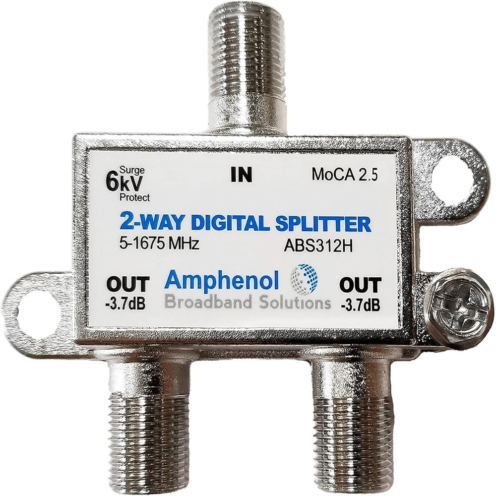 Amphenol Digital Coaxial Splitter MoCA 2.5 (2 Way) ABS312H