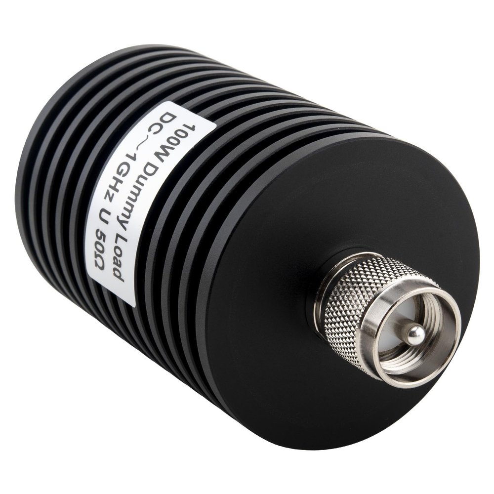 YOTENKO 100W 50 Ohm Dummy Load PL259, DC-1GHz, UHF Male Connector RF Termination Load for Broadcast/Industrial/Military